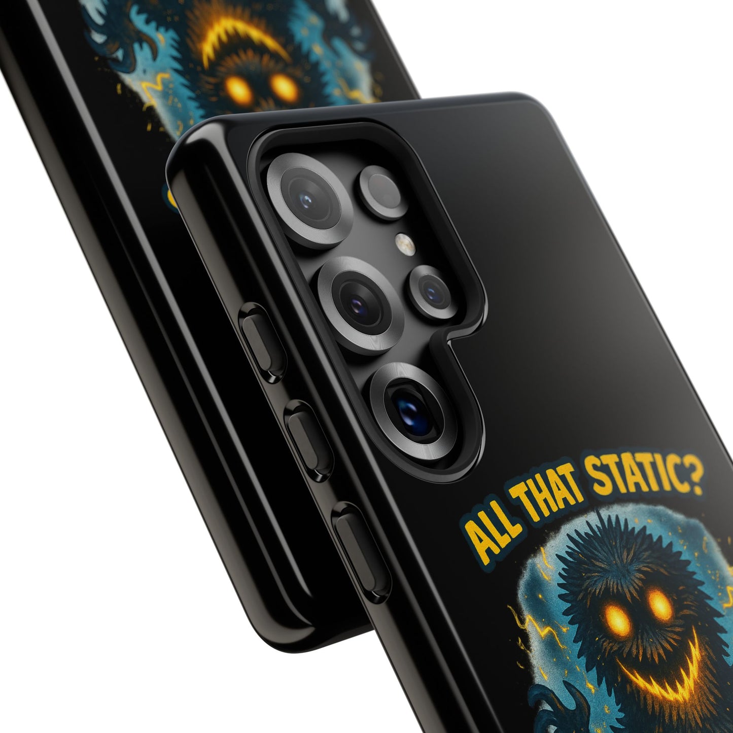 Phone Case — 'All That Static? That's Me Charging Up' Cute Monster Protective Case
