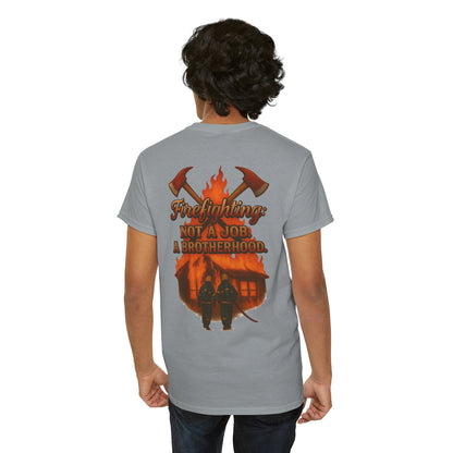 Brotherhood in the Fire – Firefighter Unity Tee