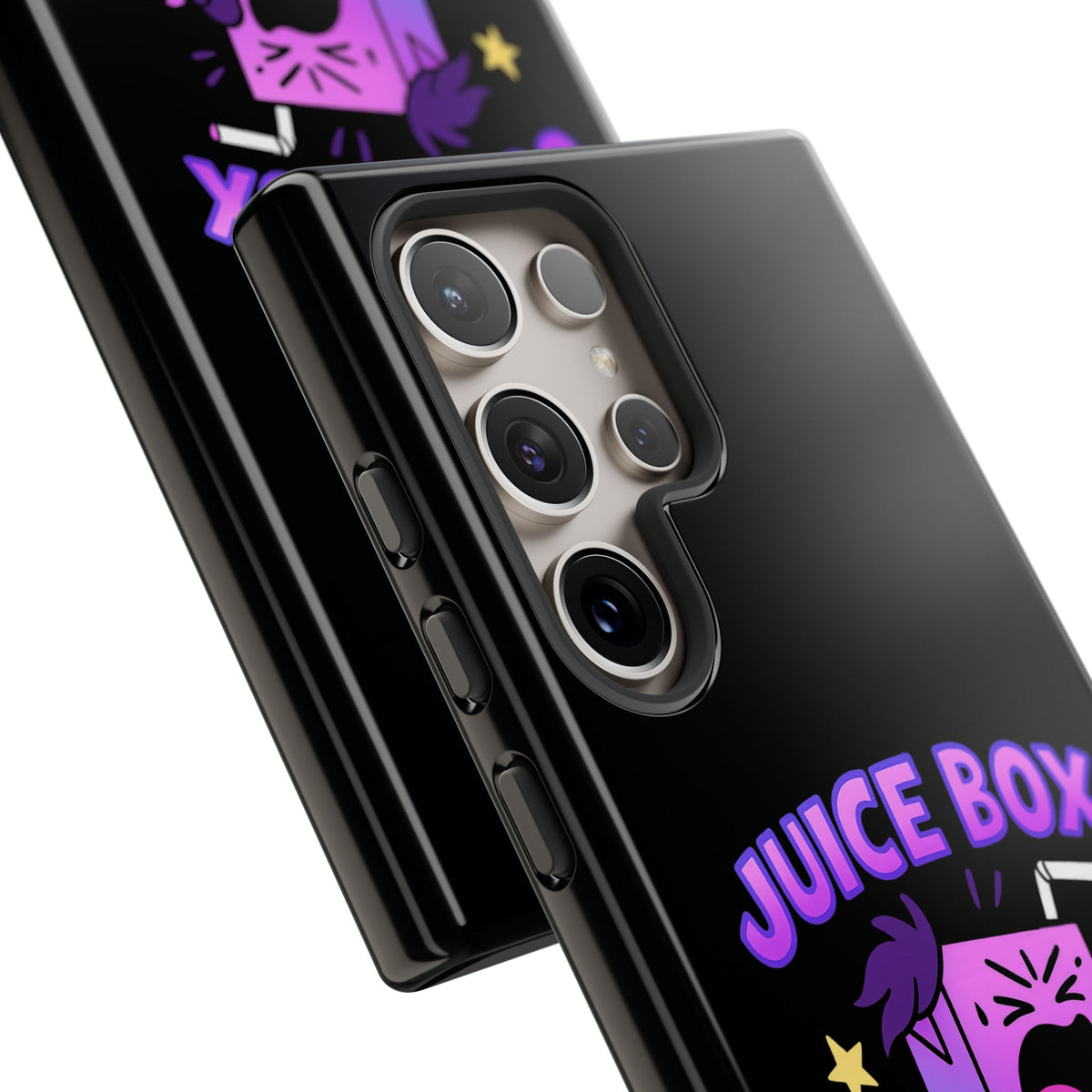 Phone Case — 'Juice Box Hero' Cute Cartoon Protective Cover