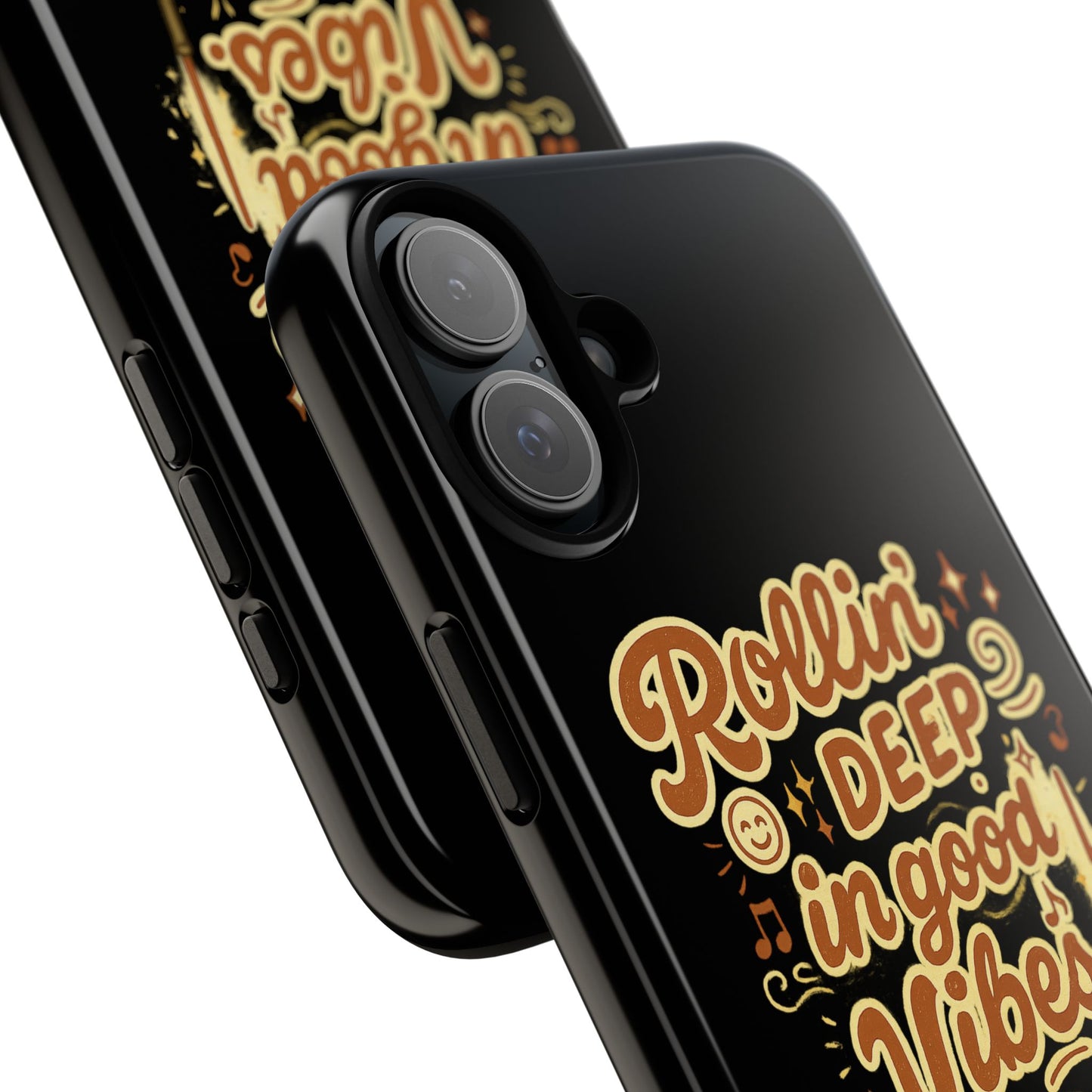Phone Case — "Rollin' Deep in Good Vibes" Cartoon Retro Design