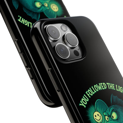 Anglerfish Phone Case – “You Followed The Light, That’s On You” Glow Horror Protective Case