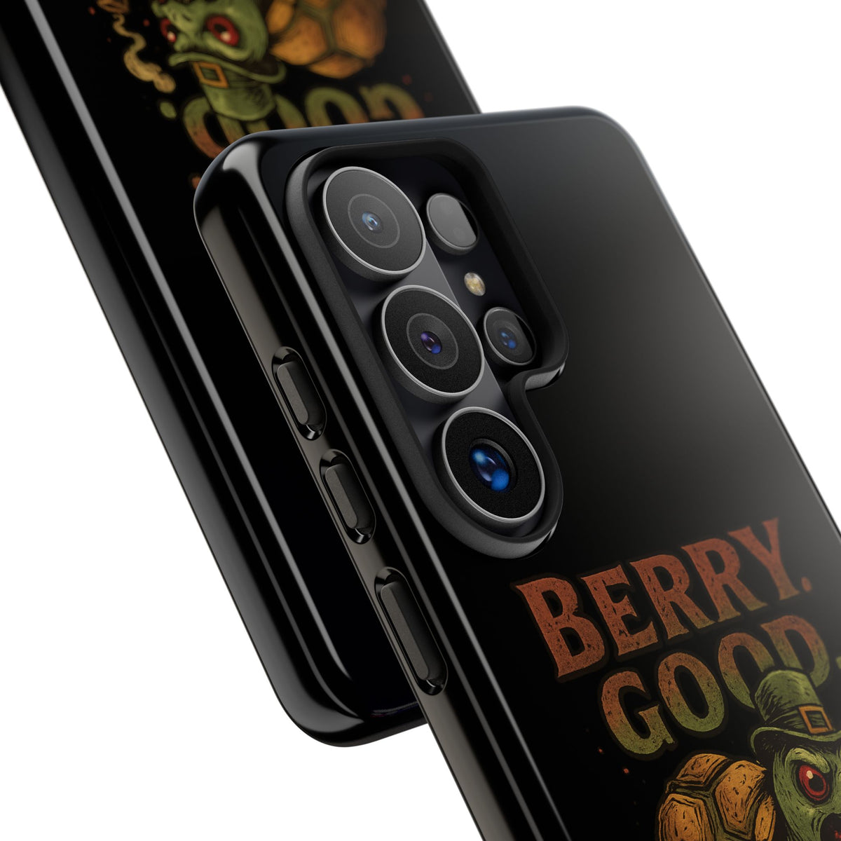 Phone Case — 'Berry Good' Zombie Turtle Graphic Tough Protective Case