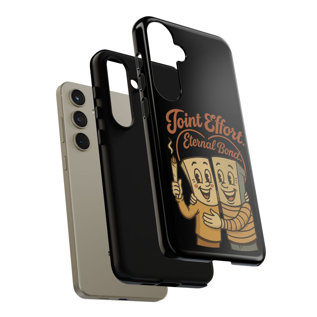 Phone Case — "Joint Effort Eternal Bond" Retro Cannabis Matchstick Design