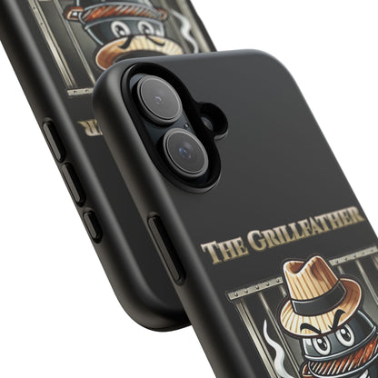 Grillfather Personalized Phone Case — Funny BBQ Smoker Design