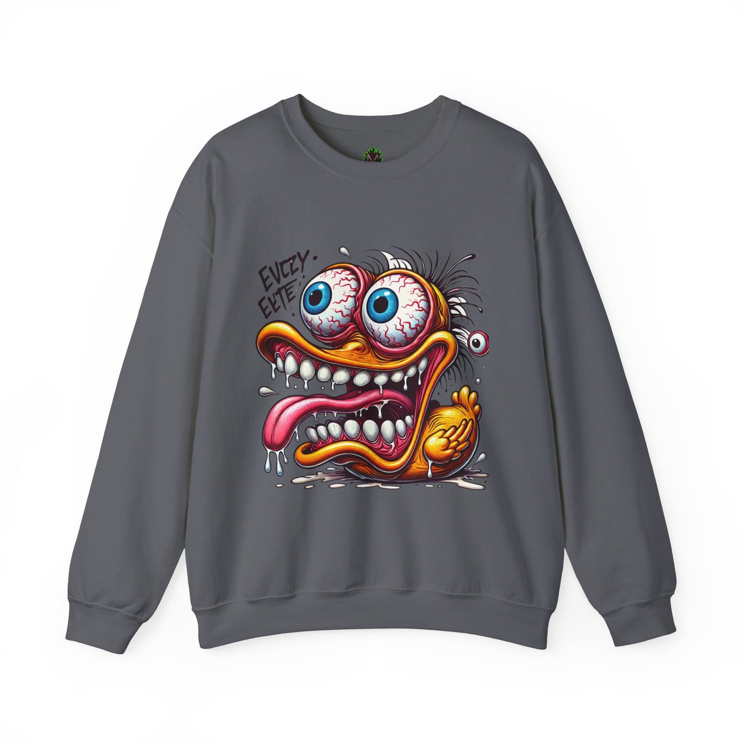 Eyeball Escape Duck Crewneck Sweatshirt