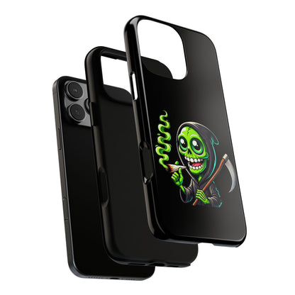 Grinning Green Reaper Phone Case