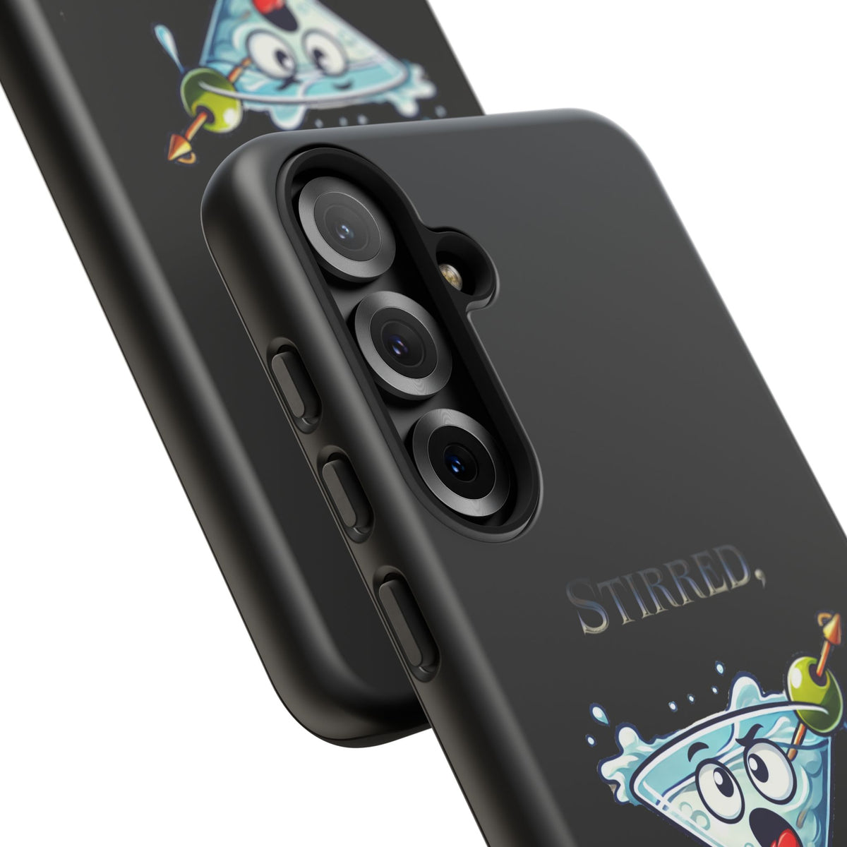 Stirred Not Shaken Phone Case — Funny Martini Cocktail Design