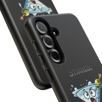 Stirred Not Shaken Phone Case — Funny Martini Cocktail Design