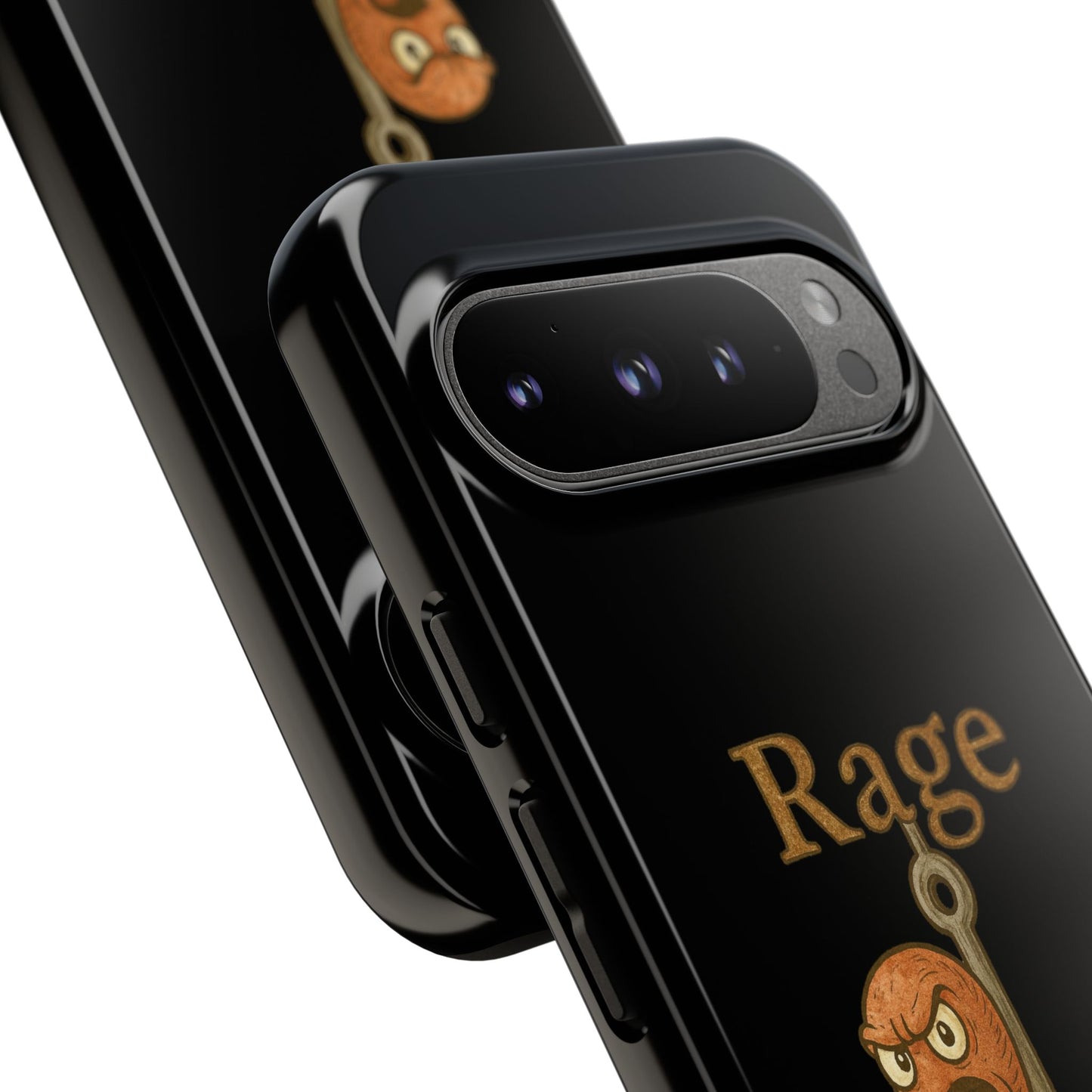 Phone Case — "Rage Bait" Angry Worm Fishing Design