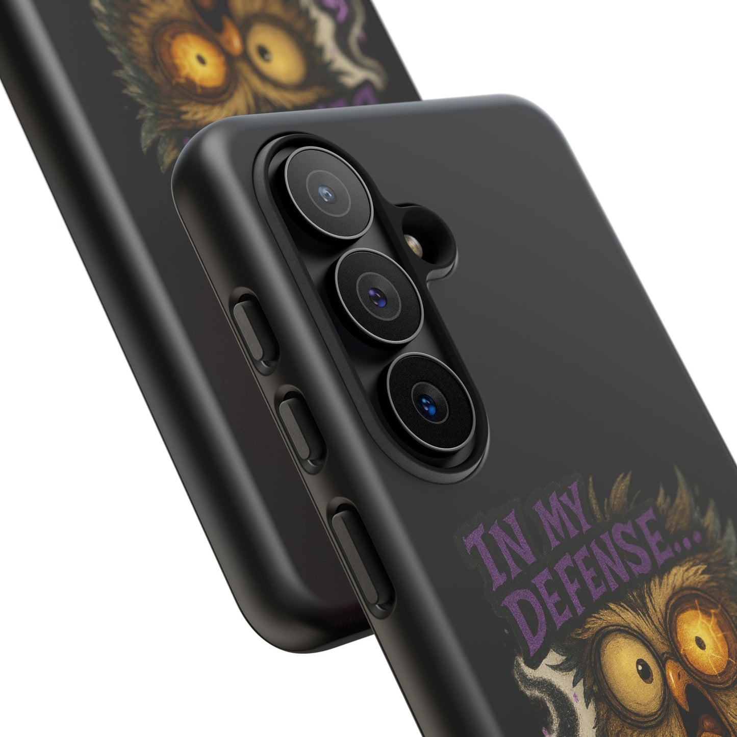 Phone Case — 'In My Defense… The Spell Did Work' Owl Witchy Protective Case
