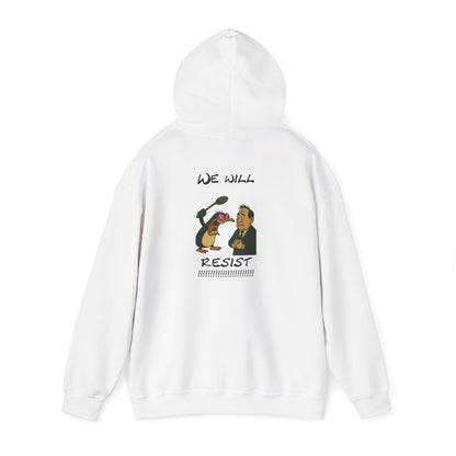 We Will Resist Angry Penguin Hoodie