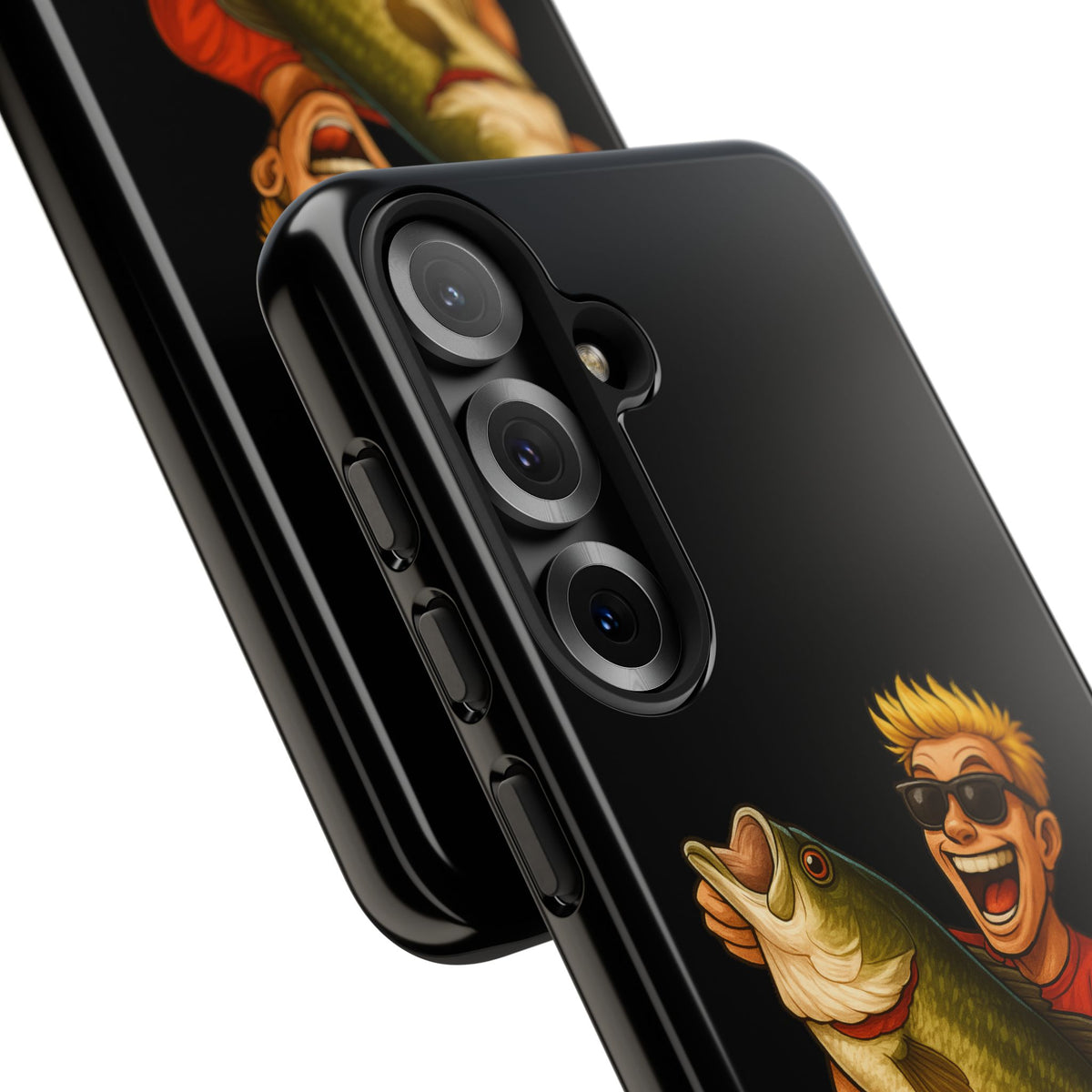 Fishing Phone Case — "I Came. I Cast. I Conquered." Graphic Bass Design