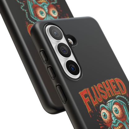 Phone Case — "Flushed But Not Forgotten" Horror Graphic iPhone Cover