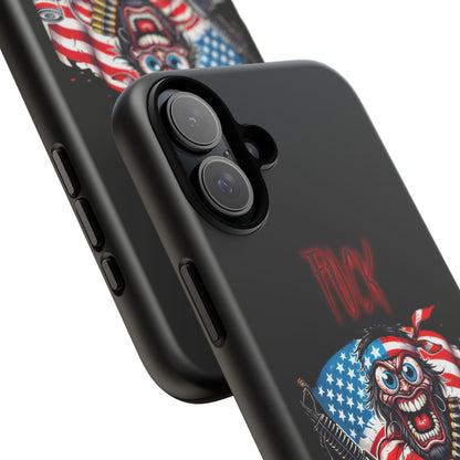 Phone Case — American Flag Skull Soldier Design (Tough Cases)