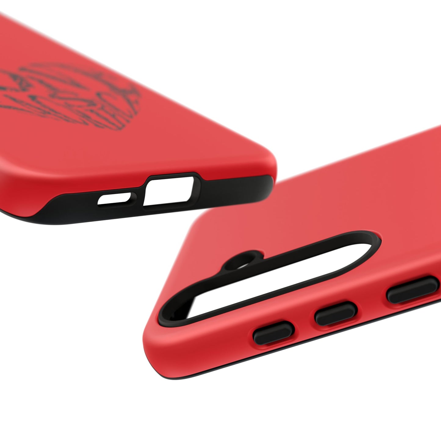 Red 'Love Justice' Heart Phone Case — Protective iPhone Cover, Valentine’s Gift