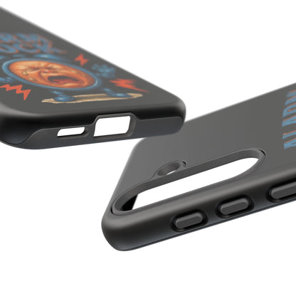Phone Case — "Alarm Clock" Retro Screaming Clock Protective Cover