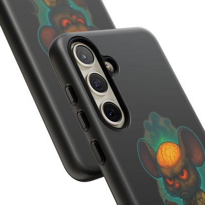 Phone Case — 'You'll Be Cheese in the Simulation' Angry Detective Mouse Graphic