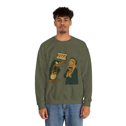 WTF Angry Penguin Crewneck Sweatshirt