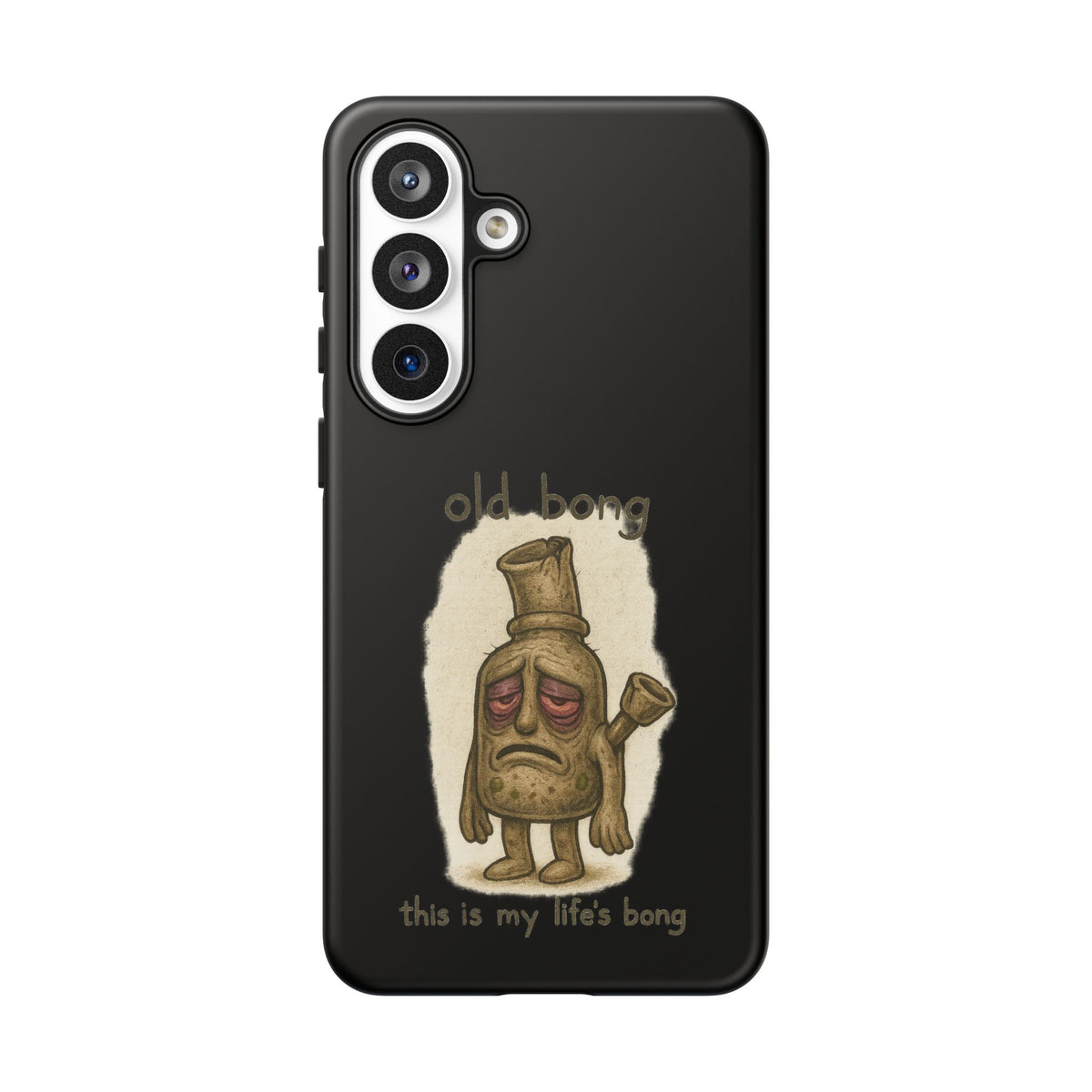 Phone Case — 'Old Bong' Funny Stoner Illustration, "This Is My Life's Bong"