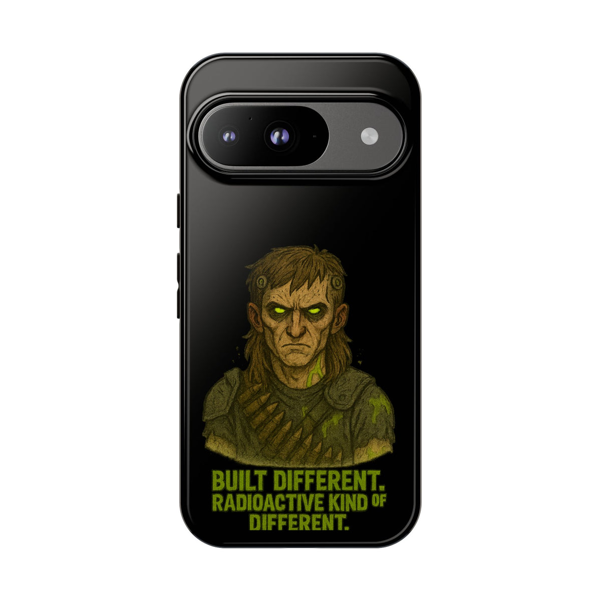 Phone Case — "Built Different, Radioactive Kind of Different" Mutant Design