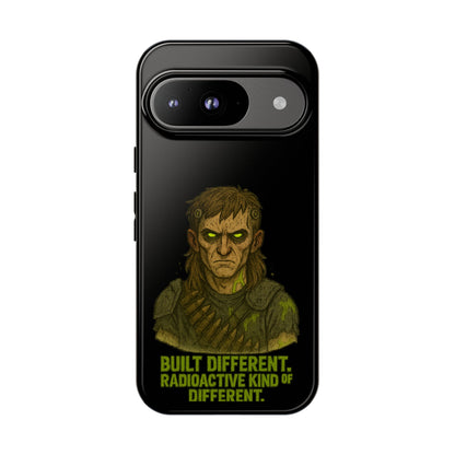 Phone Case — "Built Different, Radioactive Kind of Different" Mutant Design