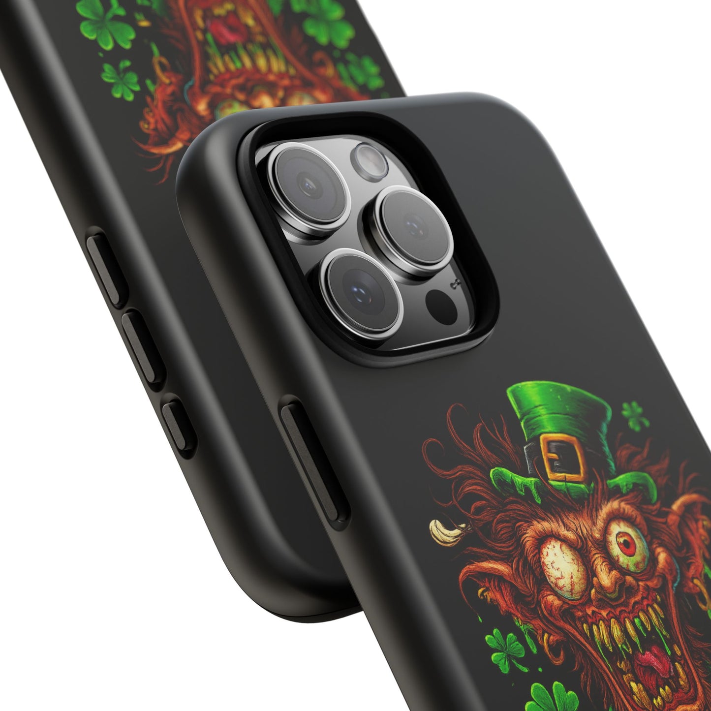 Radioactive Leprechaun Phone Case — "This Ain't Green, It's Radioactive Regret"