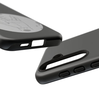 Spock Live Long Phone Case — Vulcan Salute Moon Graphic