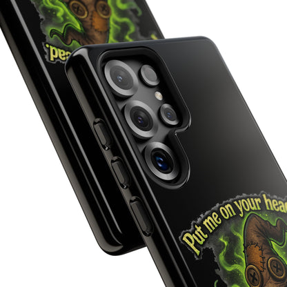 Phone Case — 'Put Me On Your Head, I Double Dare You' Witch Hat Horror Design