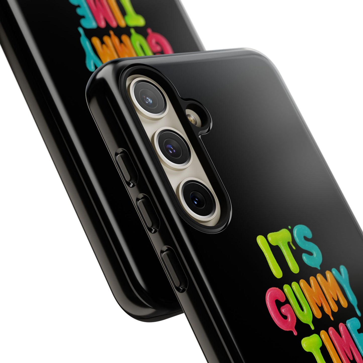 Phone Case — "It's Gummy Time" Rainbow Gummy Bear Protective Cover