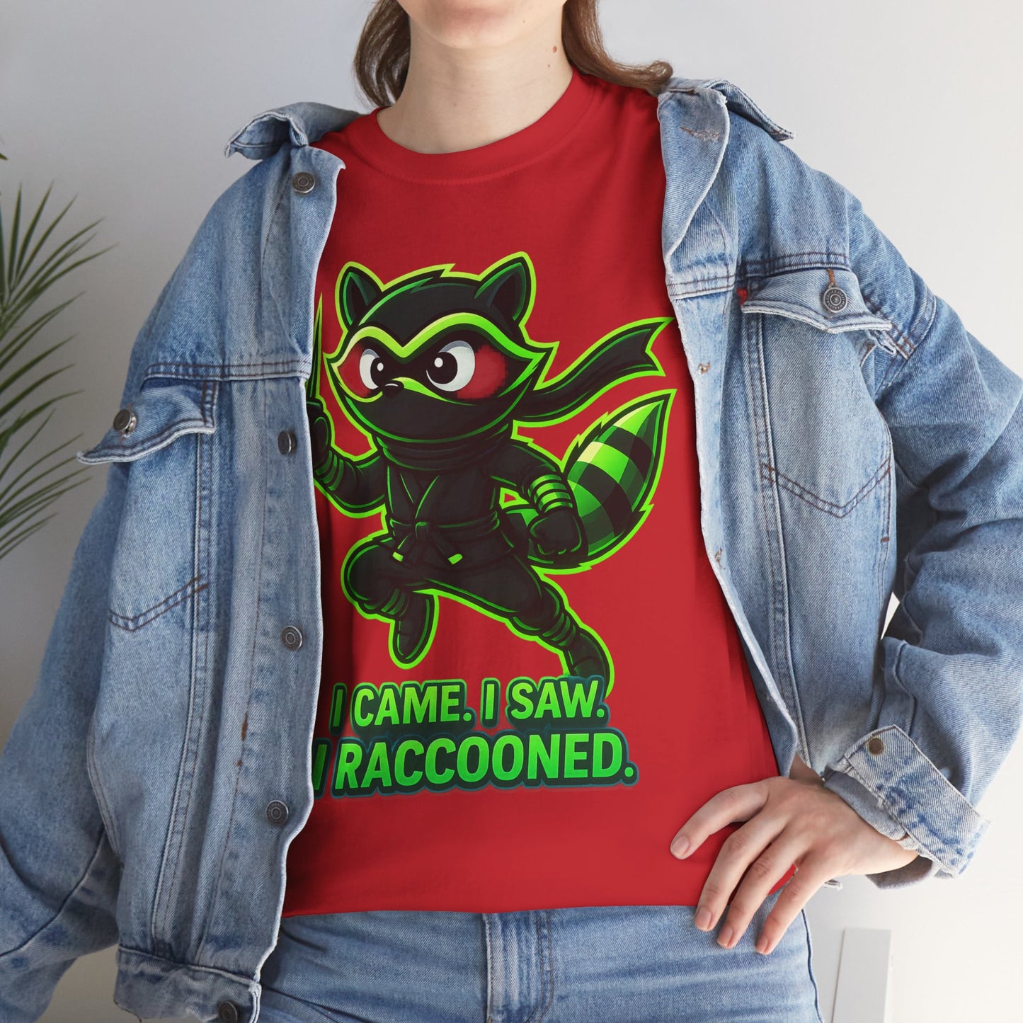 I Came. I Saw. I Raccooned. – Ninja Raccoon T-Shirt