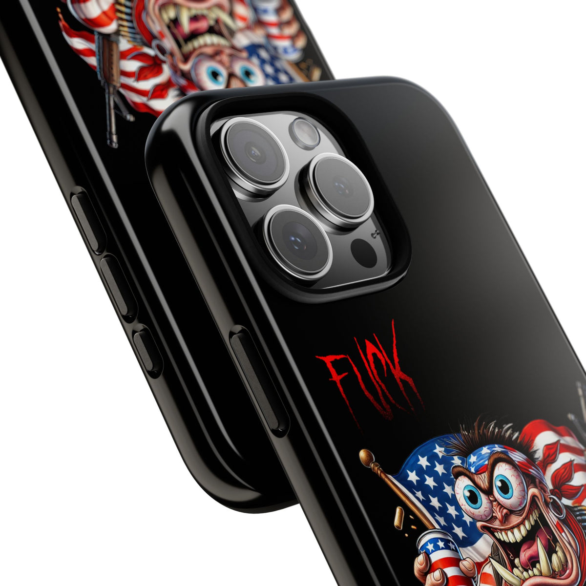 Patriotic Madman Phone Case — 'Funk Yea' USA Flag Tough Case