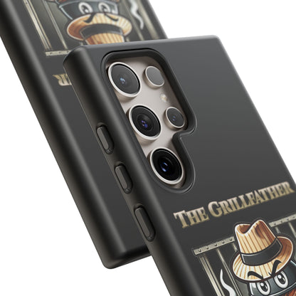 Grillfather Personalized Phone Case — Funny BBQ Smoker Design