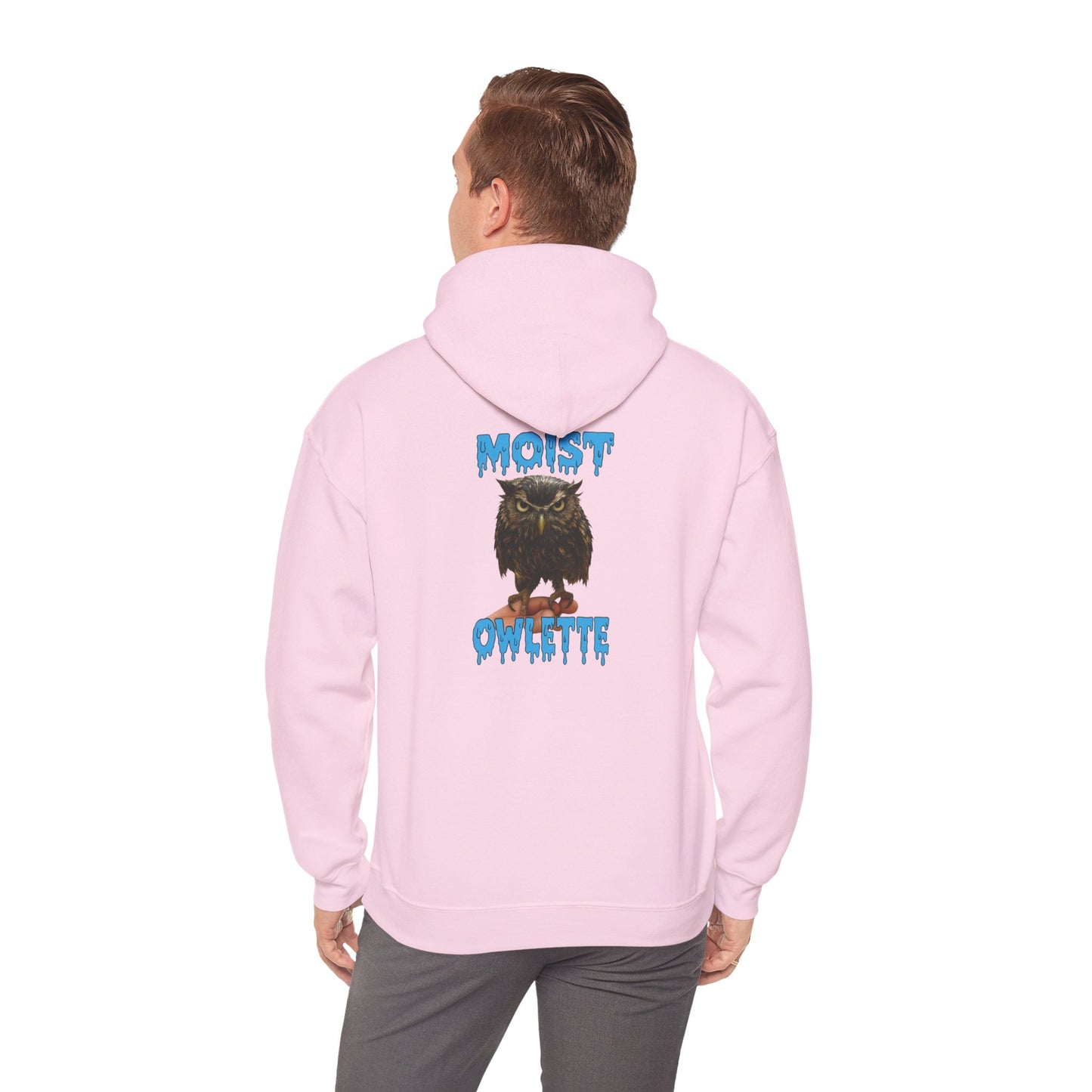 Owl Graphic Hoodie – “Must Owelette” Retro Drip Design