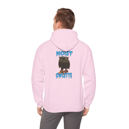 Owl Graphic Hoodie – “Must Owelette” Retro Drip Design