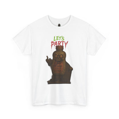 Let’s Party – Zombie Baby Oil Bottle Horror T-Shirt