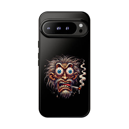 Phone Case — Wild Cartoon Monster Smoking Design