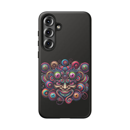Psychedelic Smiling Eye Cluster Phone Case
