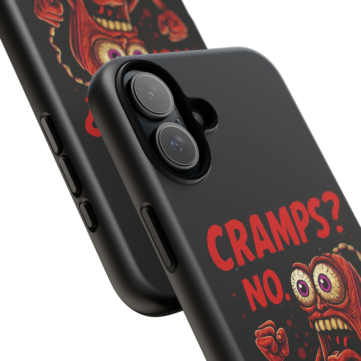 Phone Case — "Cramps? No, Wrath!" Retro Hot-Pepper Graphic