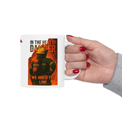 In the Heat of Danger – Firefighter Tribute Mug