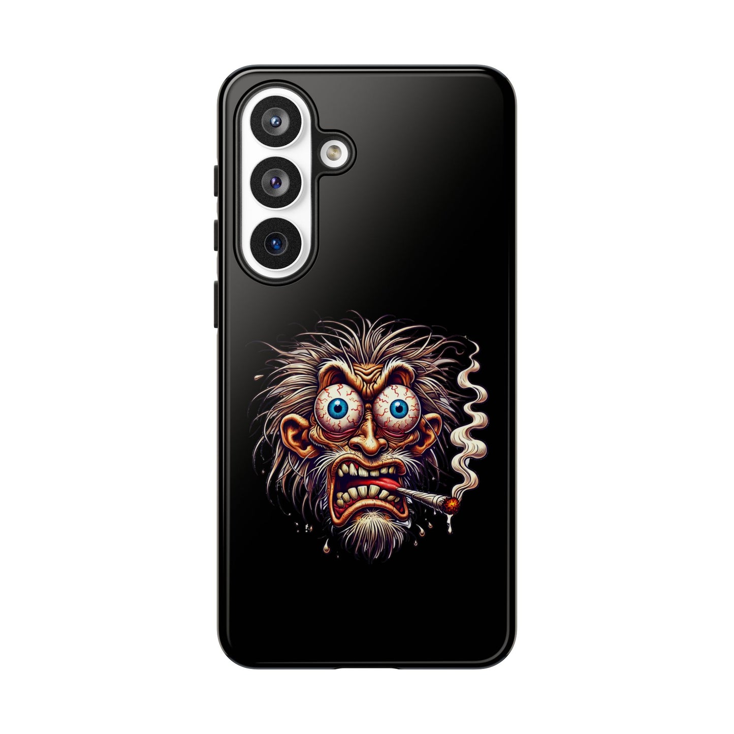 Phone Case — Wild Cartoon Monster Smoking Design