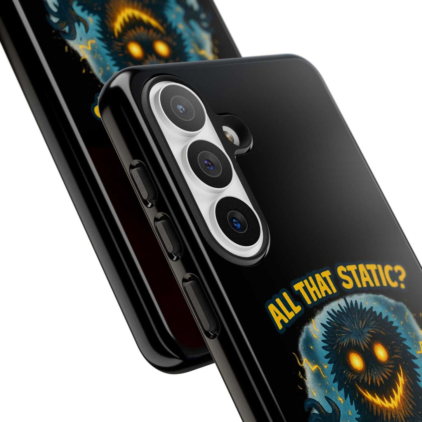 Phone Case — 'All That Static? That's Me Charging Up' Cute Monster Protective Case