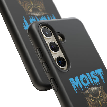 Moist Owlette Phone Case — Funny Owl Graphic Protective Case
