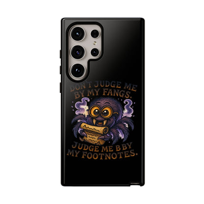 Phone Case — Fiery One-Eyed Demon with "I See Your Soul... And It's Disappointing"