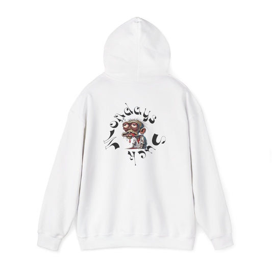 Hoodie - Funky Cartoon Skull Graphic Hoodie