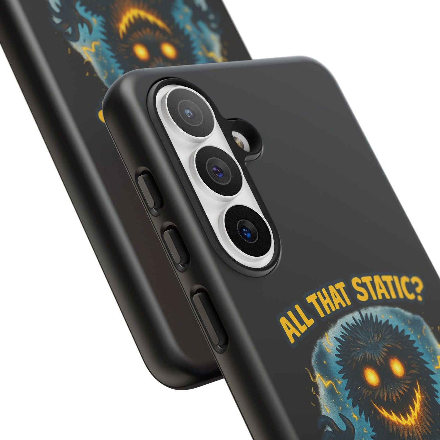 Phone Case — 'All That Static? That's Me Charging Up' Cute Monster Protective Case