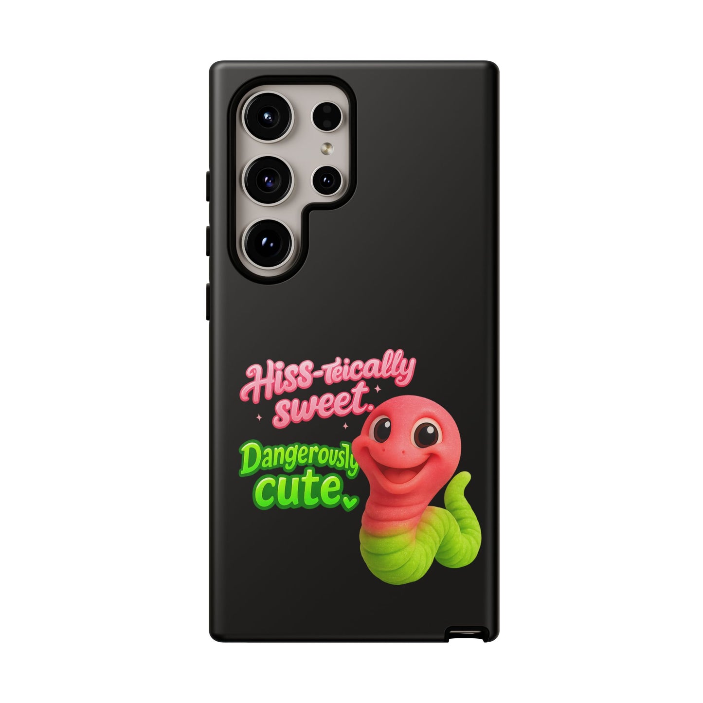 Phone Case — "Hiss-tically Sweet, Dangerously Cute" Worm Design
