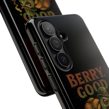Phone Case — 'Berry Good' Zombie Turtle Graphic Tough Protective Case