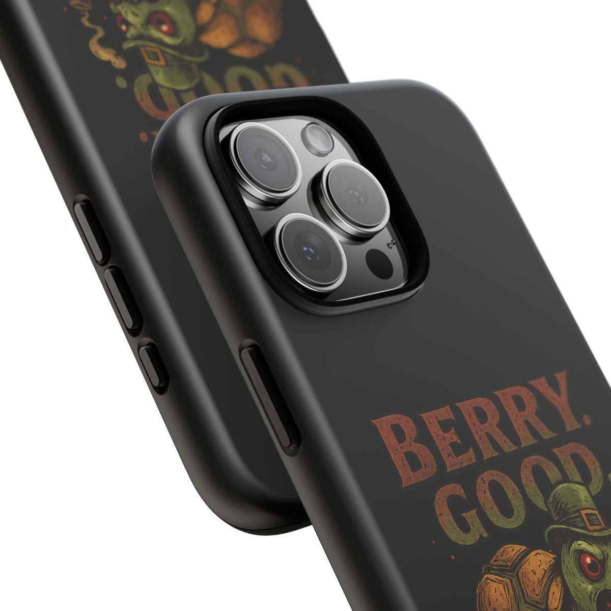 Phone Case — 'Berry Good' Zombie Turtle Graphic Tough Protective Case