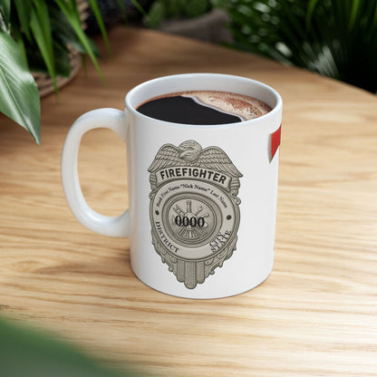 In the Heat of Danger – Firefighter Tribute Mug