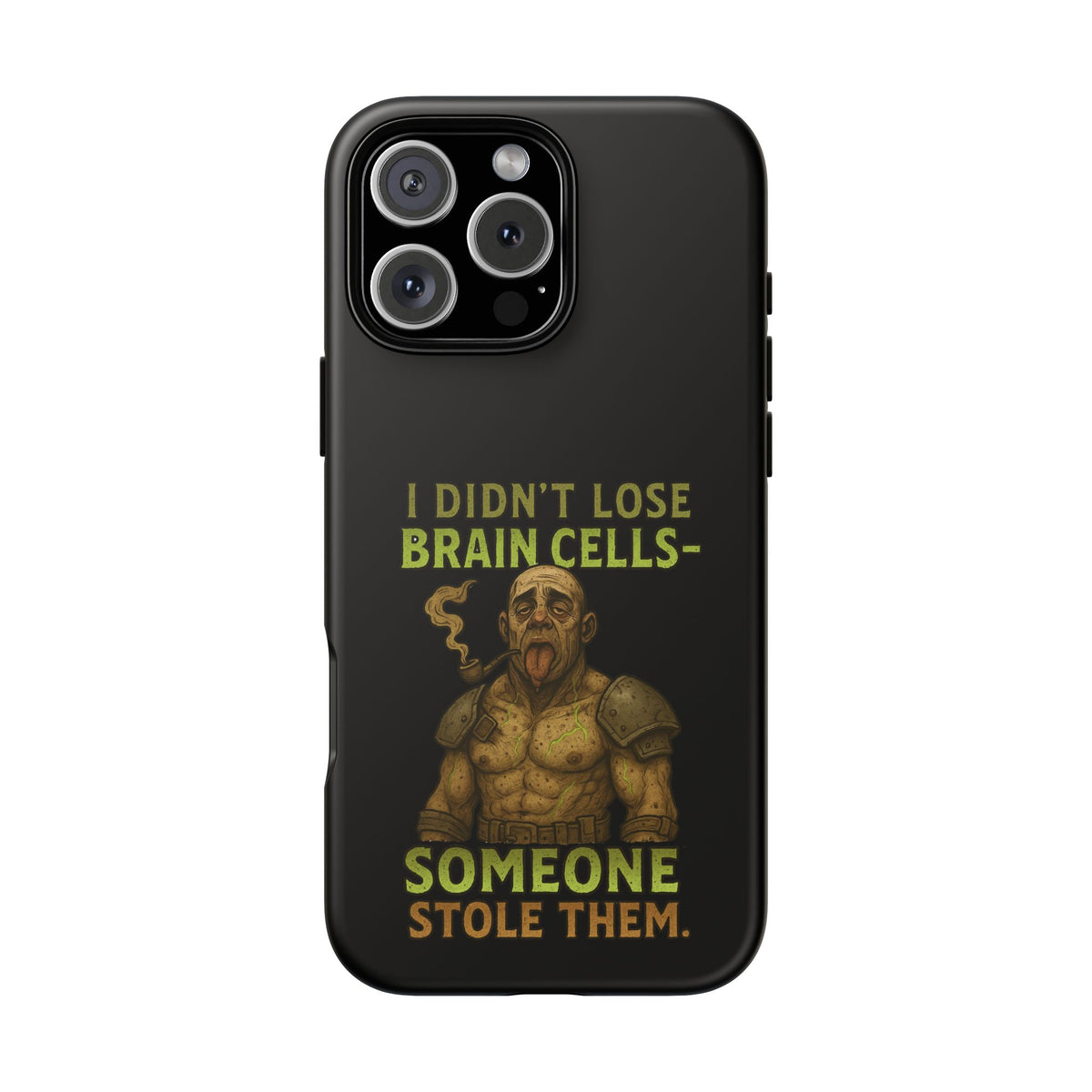 Phone Case — “I Didn’t Lose Brain Cells — Someone Stole Them” Humorous Zombie Graphic